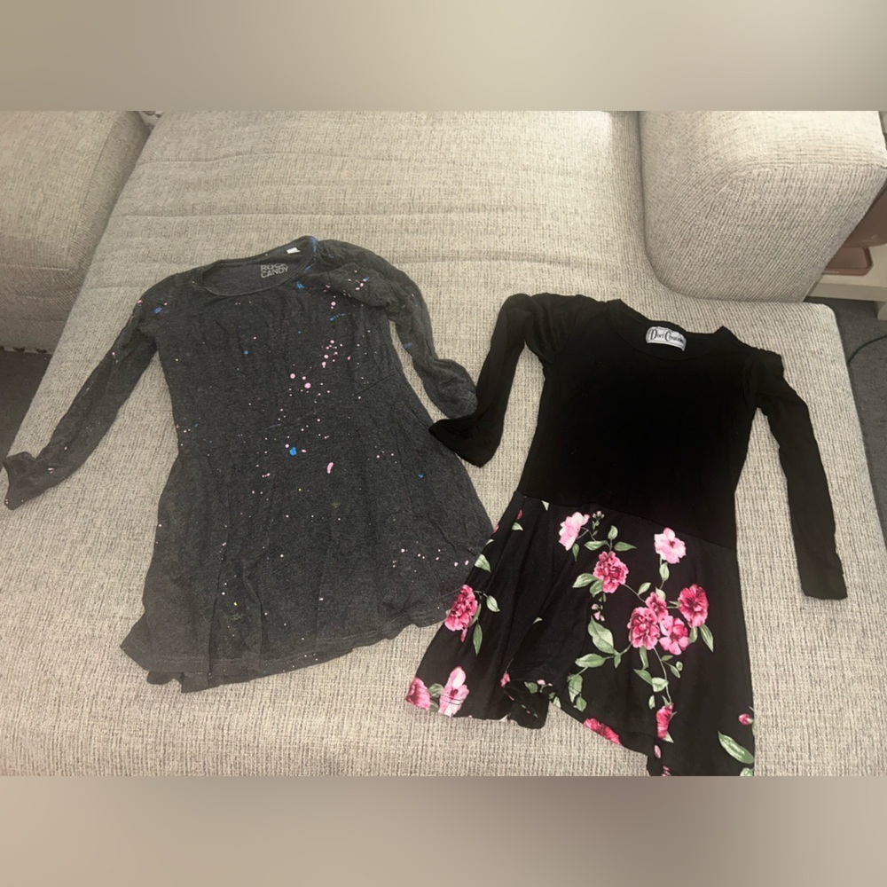 Lot of 8 long sleeved dresses for girls size 5 - Picture 6 of 14
